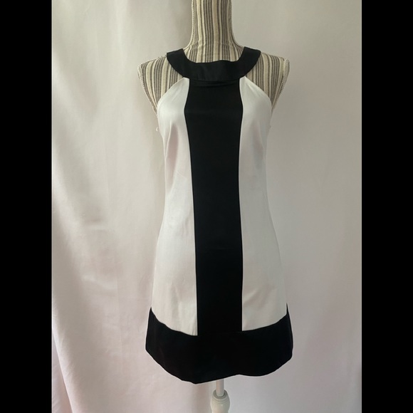 Arden B Short Dress s White black - Picture 2 of 5